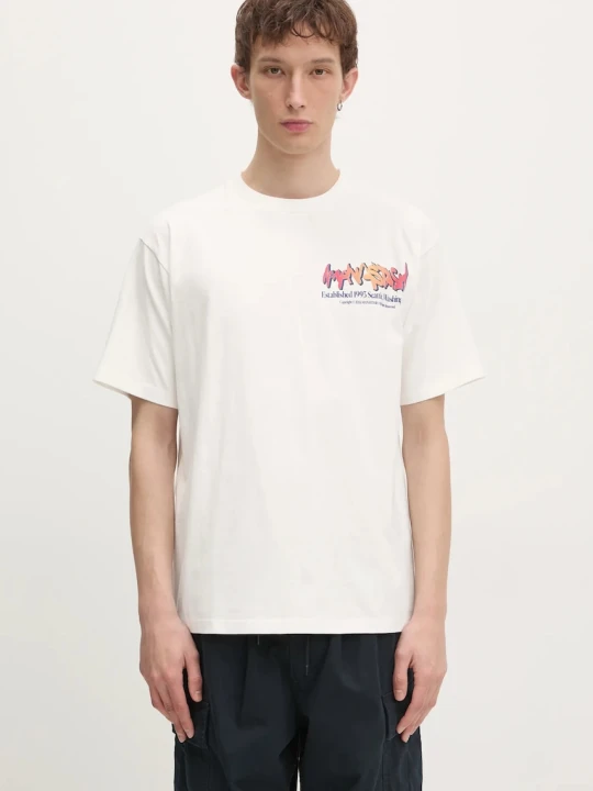 Zdjęcie produktu Manastash t-shirt bawełniany Citee Paint Logo
