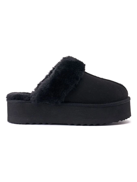 Zdjęcie produktu Mandel Slippersy "Sabina" w kolorze czarnym rozmiar: 39