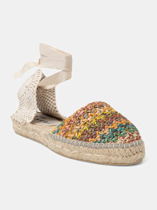 Zdjęcie produktu Manebi espadryle na płaskim obcasie damskie Flat Valenciana Espadrilles
