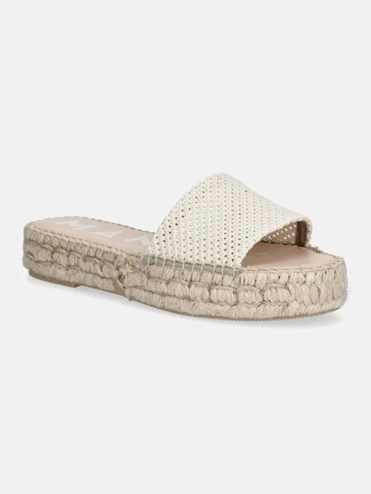 Zdjęcie produktu Manebi klapki damskie Cream Net Espadrilles Sandals beżowy