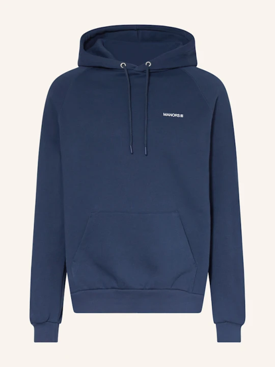 Zdjęcie produktu Manors Bluza Z Kapturem Organic Logo blau GRANATOWY