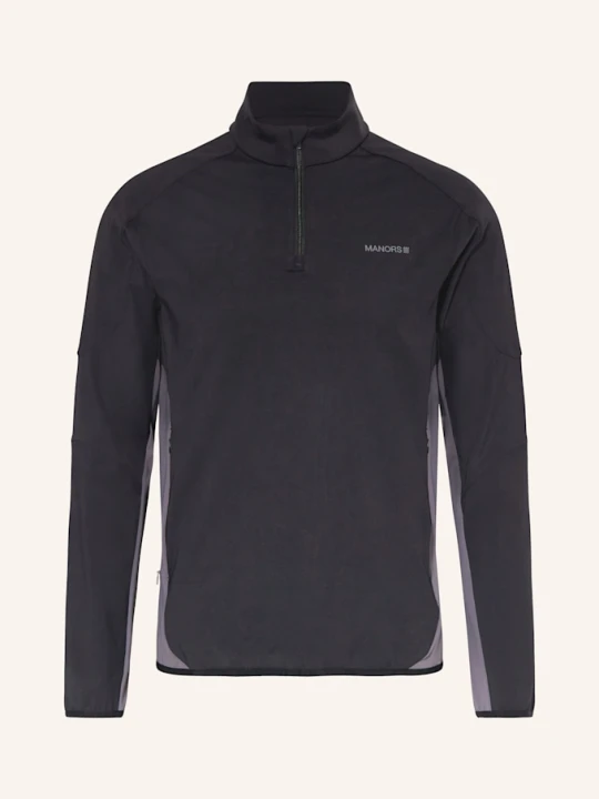 Zdjęcie produktu Manors Midlayer Quarter Zip Tech schwarz