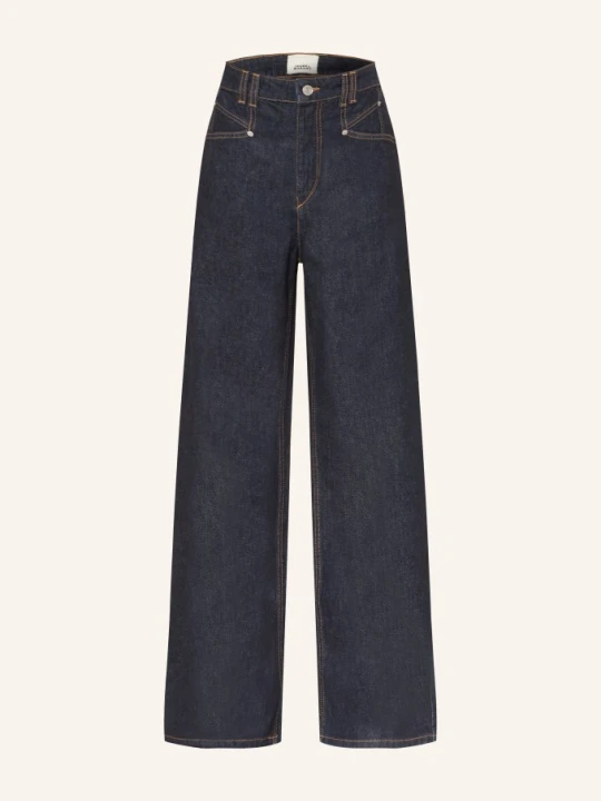 Zdjęcie produktu Marant Étoile Dżinsy Z Szerokimi Nogawkami Lemony blau 30DM dark midnight