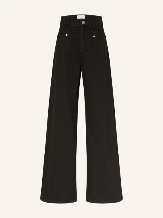 Zdjęcie produktu Marant Étoile Dżinsy Z Szerokimi Nogawkami Lemony schwarz 02FK FADED BLACK
