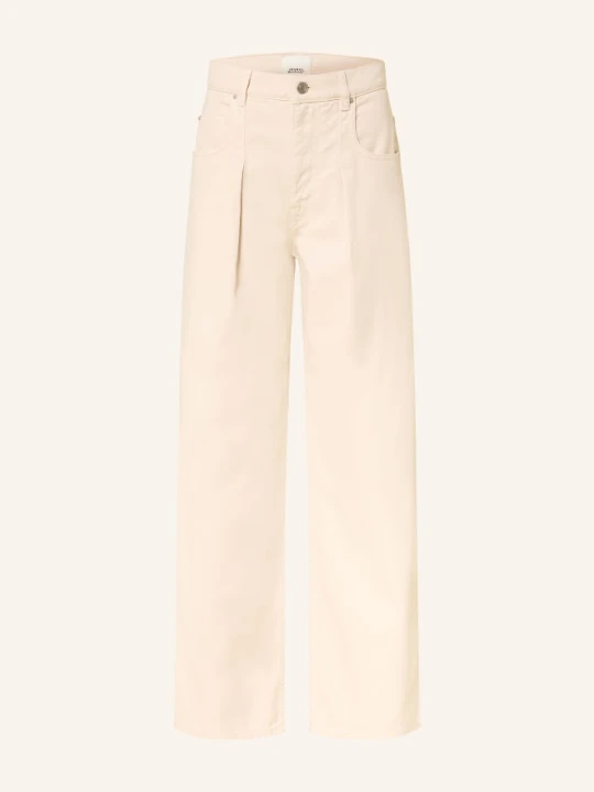 Zdjęcie produktu Marant Étoile Jeansy Straight Rodayna beige 23EC ecru