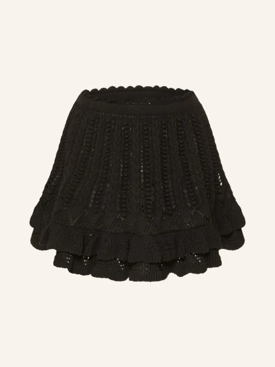 Zdjęcie produktu Marant Étoile Sukienka Z Dzianiny Nelle Z Falbanami schwarz CZARNY