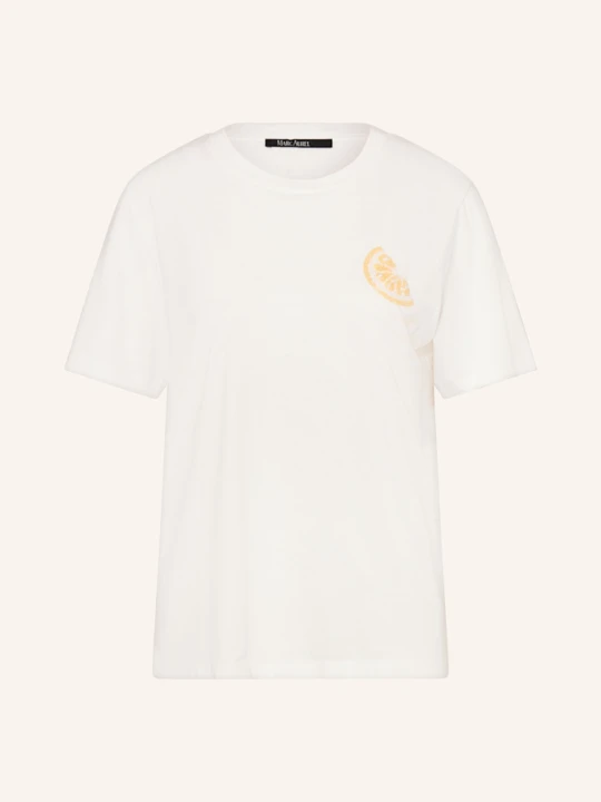 Zdjęcie produktu Marc Aurel T-Shirt Z Ozdobnymi Perełkami weiss ŻÓŁTY