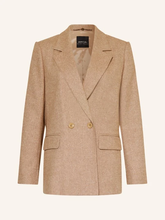 Zdjęcie produktu Marc Cain Blezer Z Błyszczącą Przędzą braun 625 warm sand