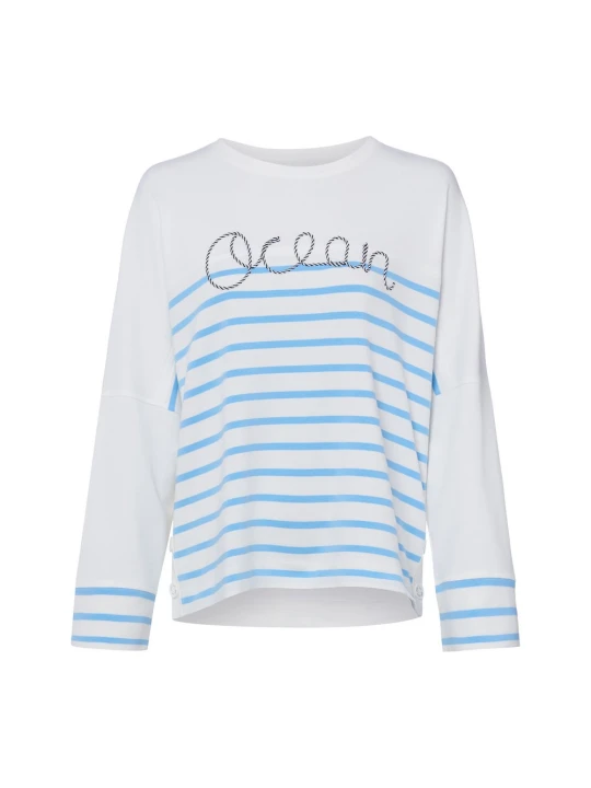 Zdjęcie produktu Marc Cain Bluza Kobiety Bawełna biały