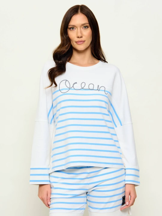 Zdjęcie produktu Marc Cain Bluza | Loose fit biały