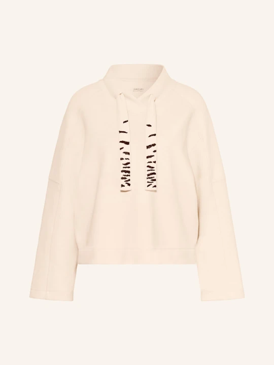 Zdjęcie produktu Marc Cain Bluza Nierozpinana Z Ozdobnymi Kamykami beige