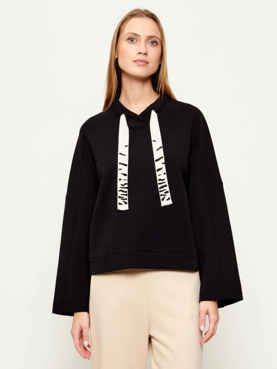 Zdjęcie produktu Marc Cain Bluza | Relaxed fit czarny