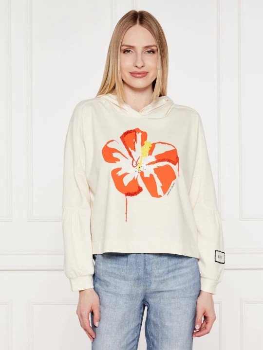 Zdjęcie produktu Marc Cain Bluza | Relaxed fit ecru