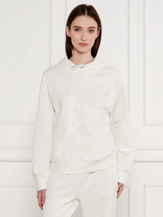 Zdjęcie produktu Marc Cain Bluza | Relaxed fit ecru