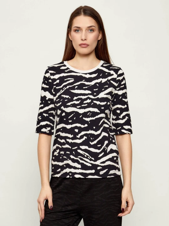 Zdjęcie produktu Marc Cain Bluzka | Regular Fit czarny