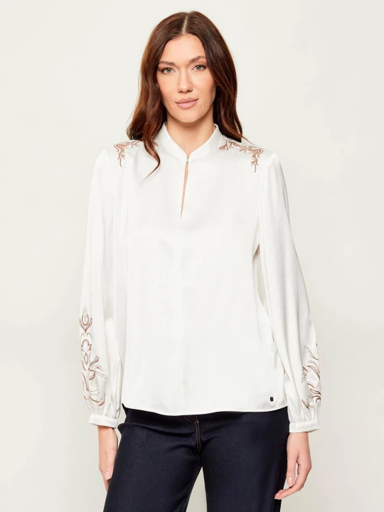 Zdjęcie produktu Marc Cain Bluzka | Relaxed fit ecru