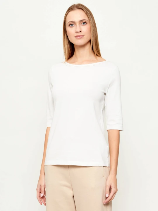 Zdjęcie produktu Marc Cain Bluzka | Slim Fit ecru
