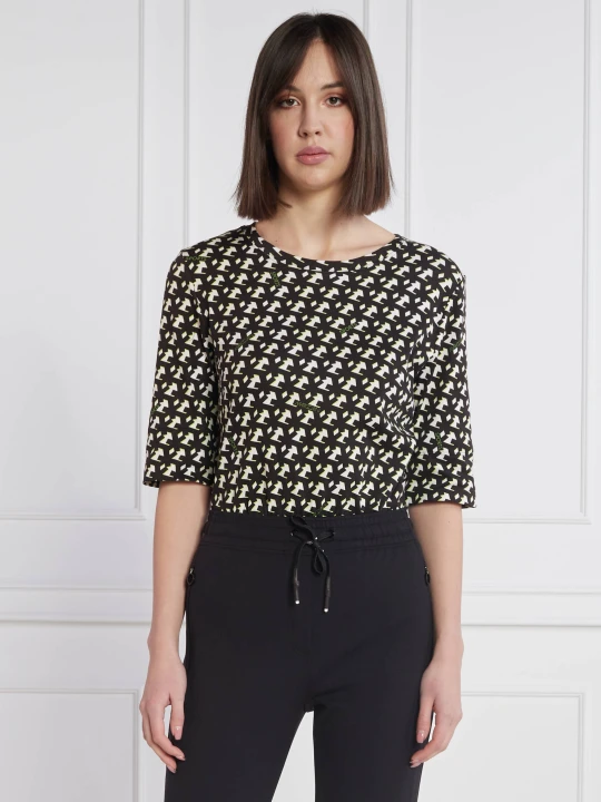 Zdjęcie produktu Marc Cain Bluzka | Slim Fit czarny