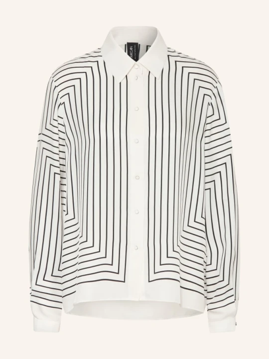 Zdjęcie produktu Marc Cain Bluzka Z Jedwabiem weiss 190 white and black