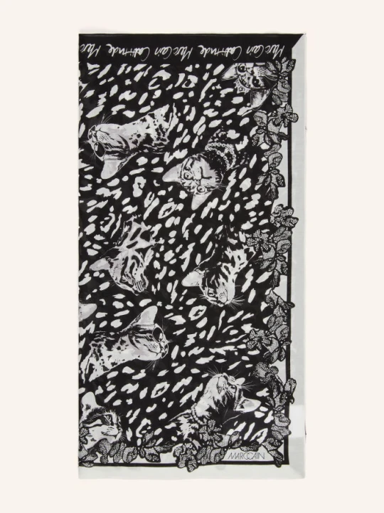 Zdjęcie produktu Marc Cain Chusta schwarz 910 black and white