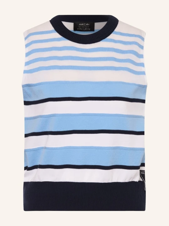 Zdjęcie produktu Marc Cain Dzianinowy Top blau 362 little boy blue