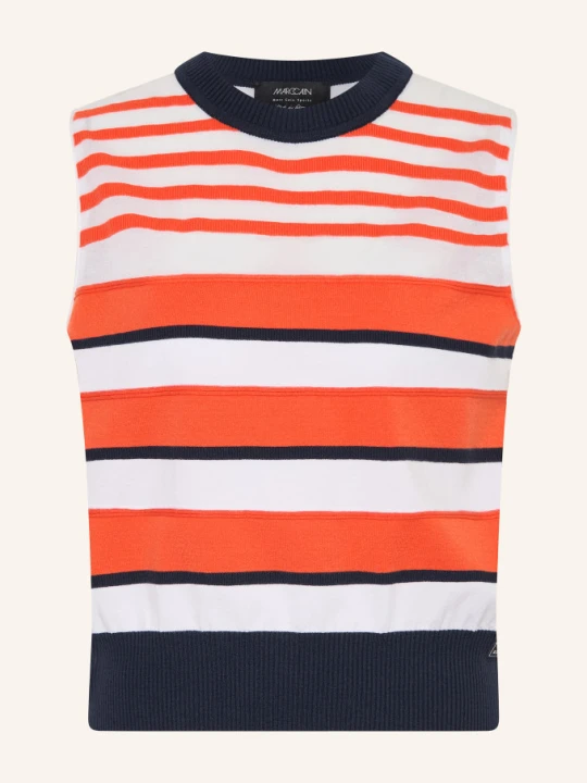 Zdjęcie produktu Marc Cain Dzianinowy Top rot 223 bright tomato