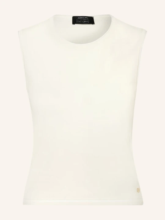 Zdjęcie produktu Marc Cain Dzianinowy Top weiss 112 bright ecru