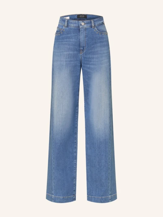 Zdjęcie produktu Marc Cain Dżinsy Z Szerokimi Nogawkami Warri Z Nitami blau 353 blue denim