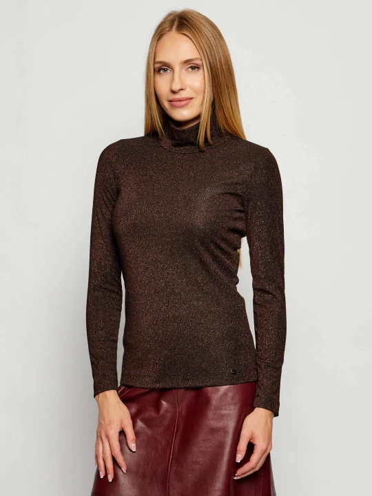 Zdjęcie produktu Marc Cain Golf | Slim Fit brązowy