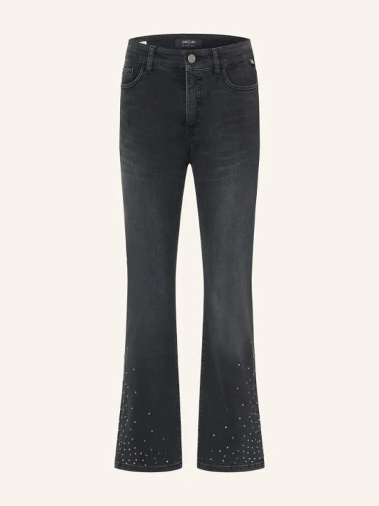 Zdjęcie produktu Marc Cain Jeansy Cropped Forli Z Nitami grau 900 black new