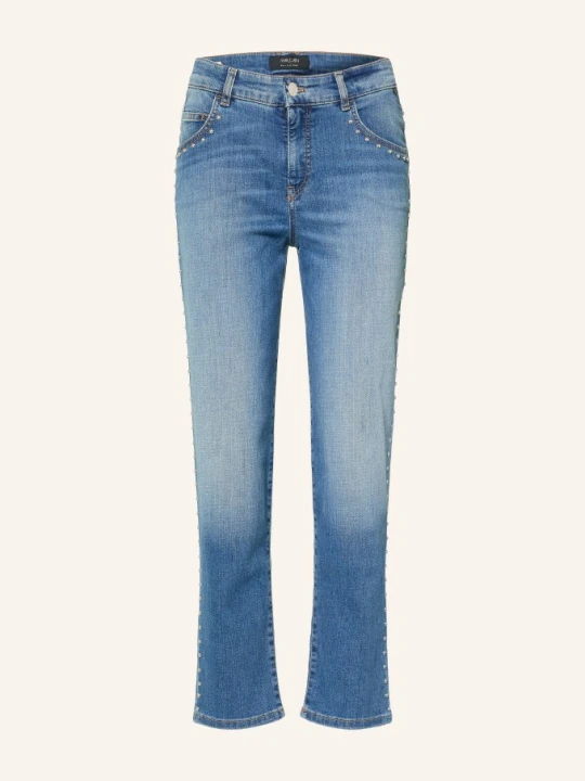 Zdjęcie produktu Marc Cain Jeansy Cropped Roha Z Nitami blau 353 blue denim