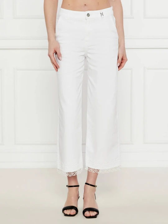 Zdjęcie produktu Marc Cain Jeansy | flare fit | high waist biały