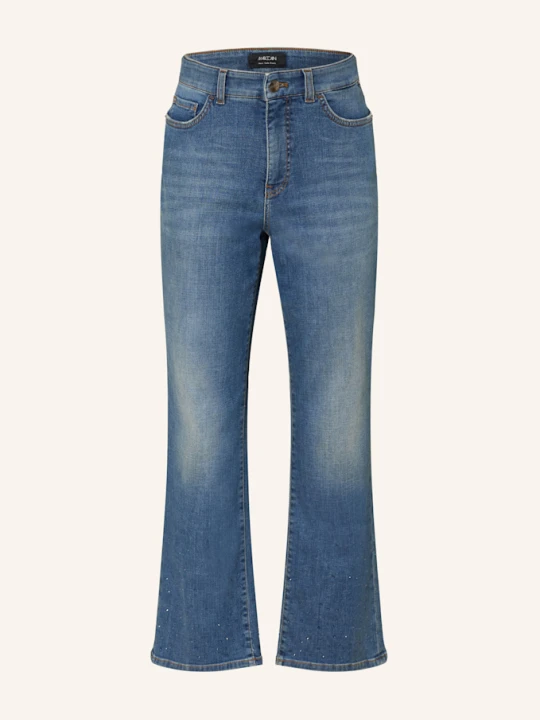 Zdjęcie produktu Marc Cain Jeansy Forli Z Ozdobnymi Kamykami blau 355 indigo blue