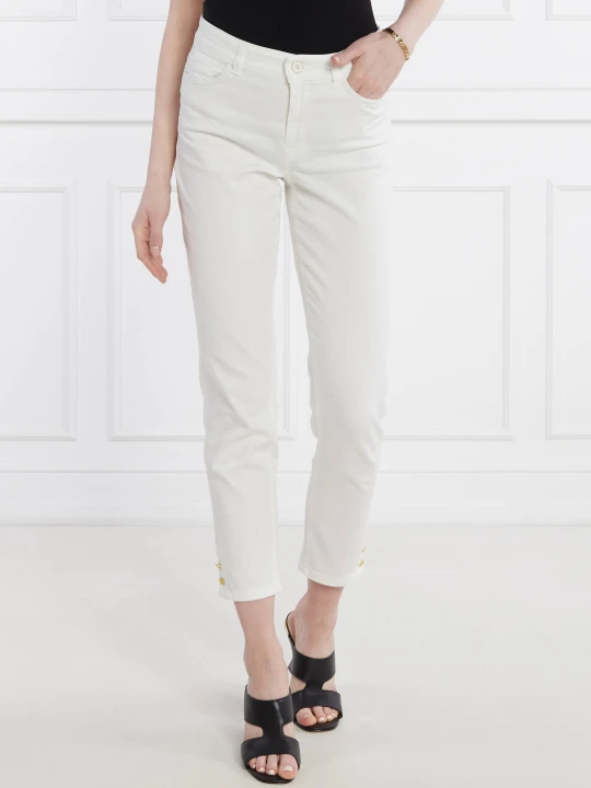 Zdjęcie produktu Marc Cain Jeansy jeans | Slim Fit | regular waist biały