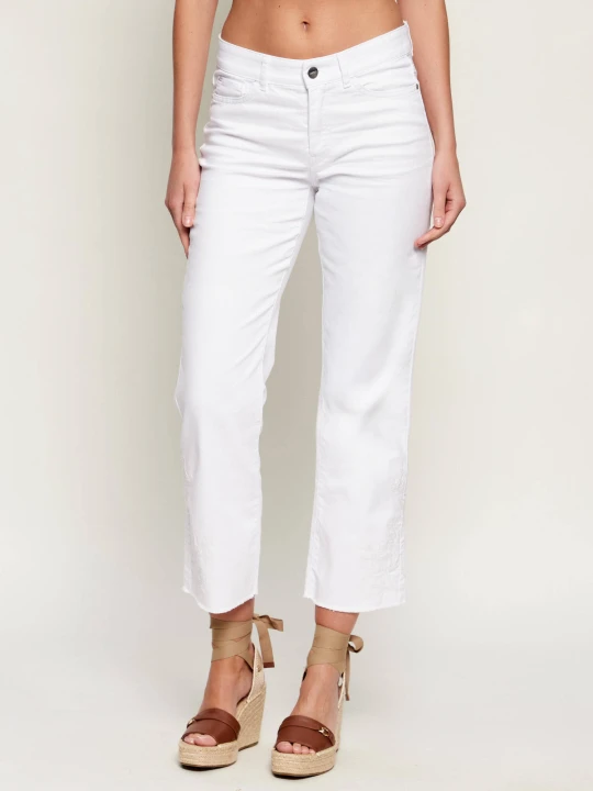 Zdjęcie produktu Marc Cain Jeansy | Regular Fit biały