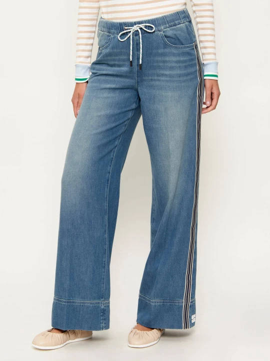 Zdjęcie produktu Marc Cain Jeansy WELKOM | Relaxed fit | high waist niebieski