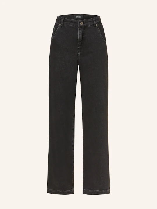 Zdjęcie produktu Marc Cain Jeansy Wide Leg Warri grau CZARNY