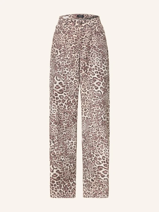 Zdjęcie produktu Marc Cain Jeansy Wide Leg Warri Z Ozdobnymi Kamykami rot niebieski