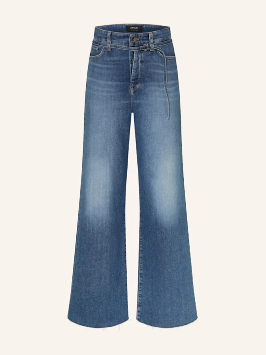 Zdjęcie produktu Marc Cain Jeansy Wide Leg Waukee blau 353 blue denim