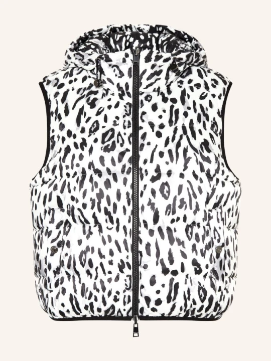 Zdjęcie produktu Marc Cain Kamizelka Pikowana Dwustronna schwarz 190 white and black