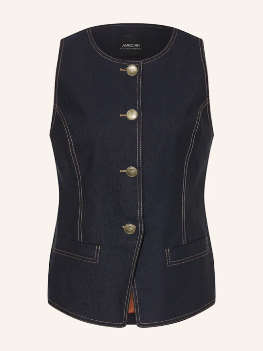 Zdjęcie produktu Marc Cain Kamizelka W Stylu Jeansowym blau 394 navy