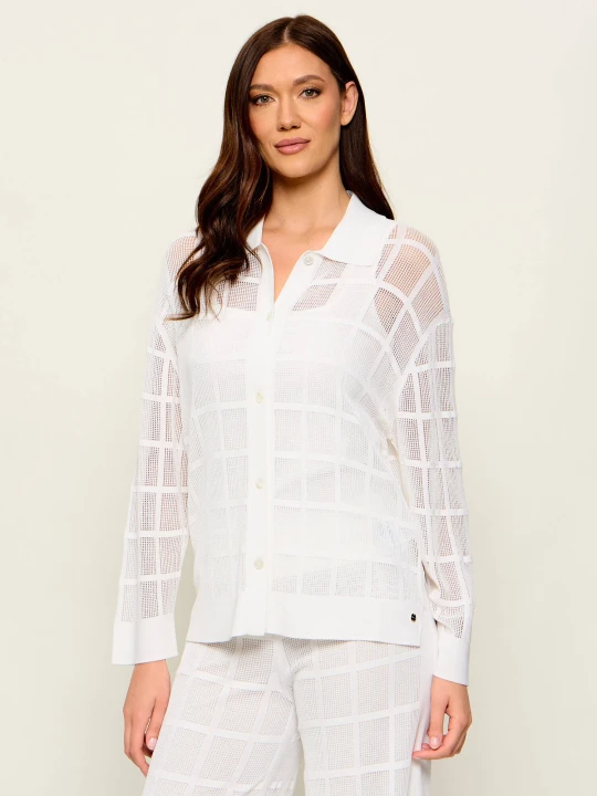 Zdjęcie produktu Marc Cain Kardigan | Relaxed fit biały