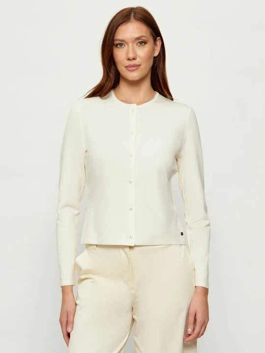 Zdjęcie produktu Marc Cain Kardigan | Slim Fit ecru
