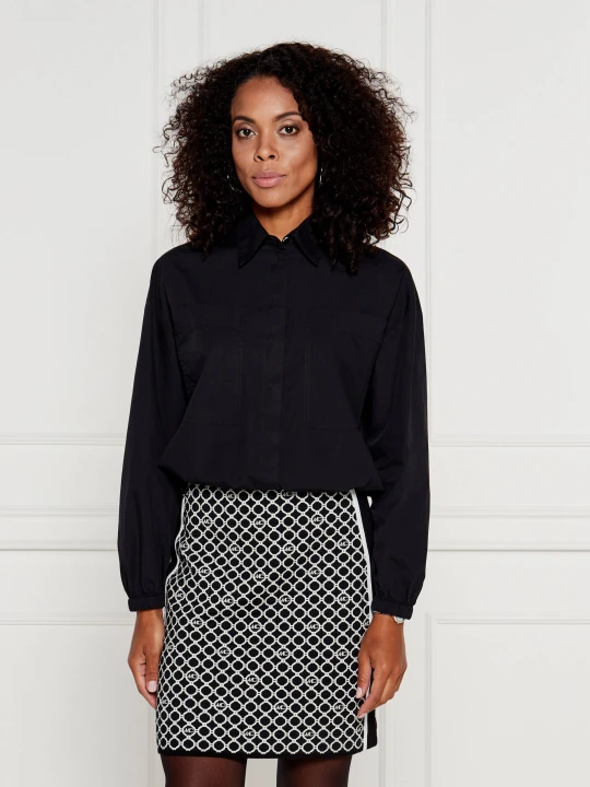 Zdjęcie produktu Marc Cain Koszula | Cropped Fit czarny