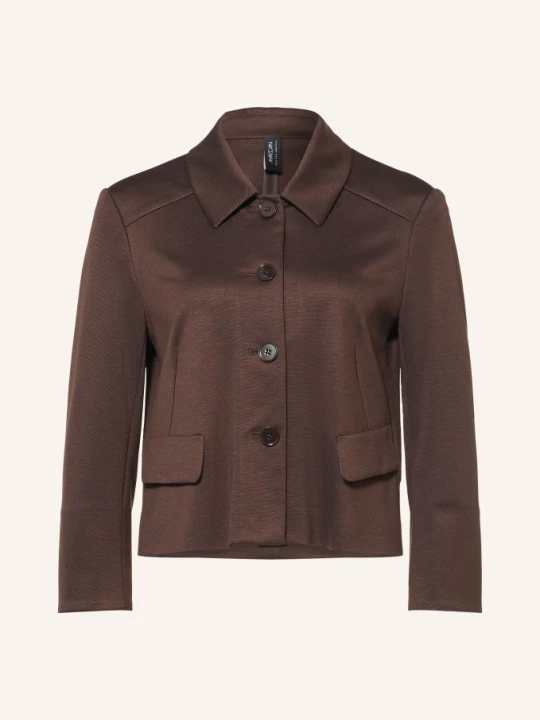 Zdjęcie produktu Marc Cain Kurtka Pudełkowa Z Dżerseju braun 697 seal brown