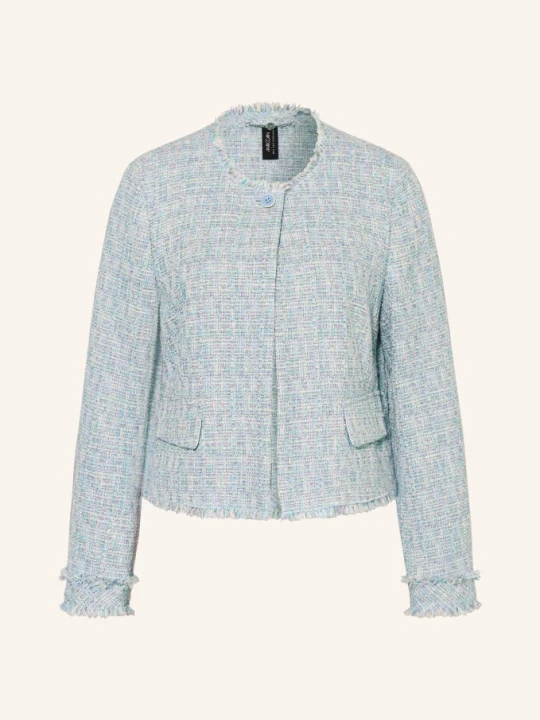 Zdjęcie produktu Marc Cain Kurtka Z Bouclé Z Błyszczącą Przędzą blau 319 magical blue