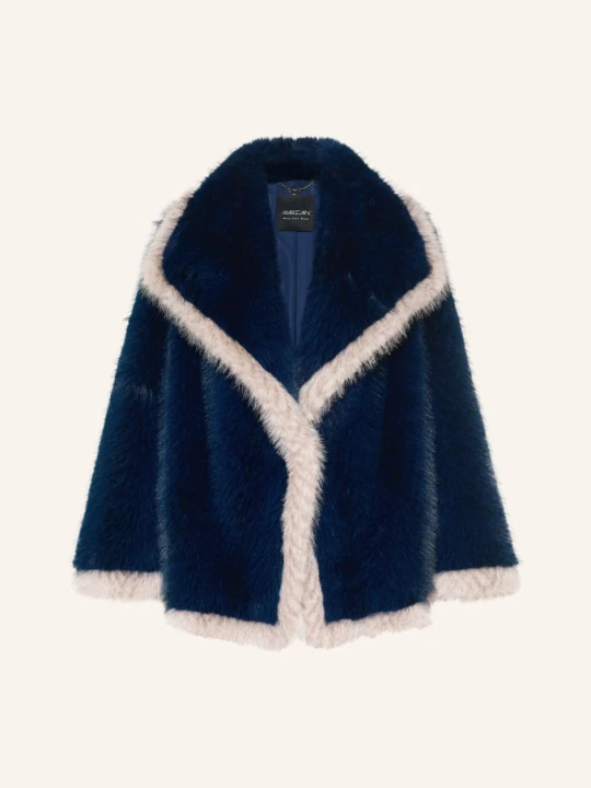 Zdjęcie produktu Marc Cain Kurtka Ze Sztucznego Futra blau