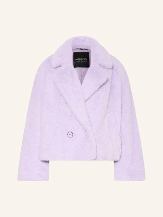 Zdjęcie produktu Marc Cain Kurtka Ze Sztucznego Futra lila 724 purple rose