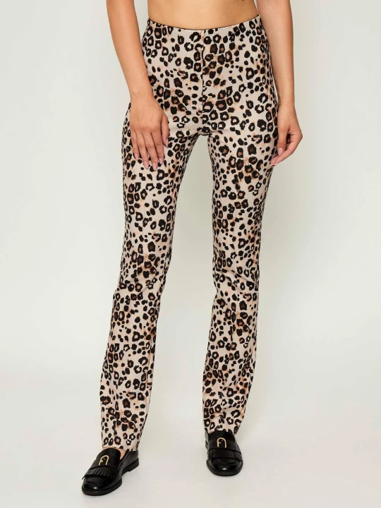 Zdjęcie produktu Marc Cain Legginsy FREDERICA | Slim Fit beżowy