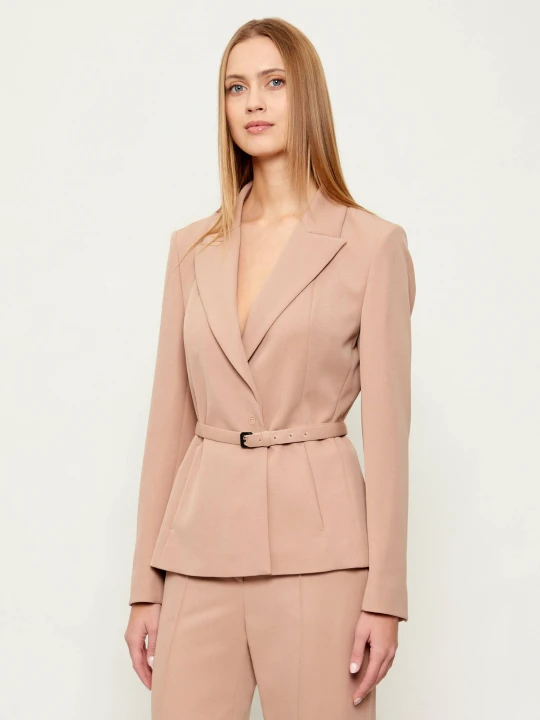Zdjęcie produktu Marc Cain Marynarka | Slim Fit nude